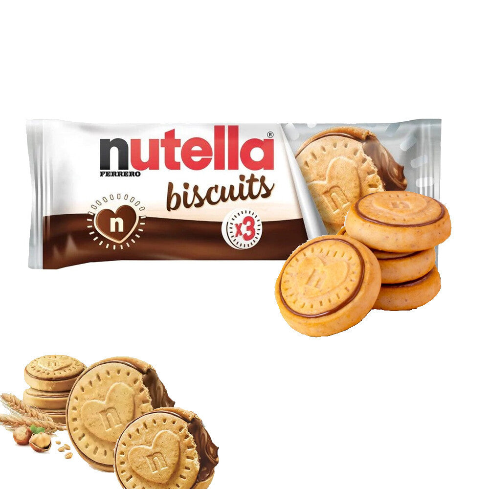 Nutella Biscuits – 28 Confezioni da 3 Biscotti, Totale 84 Biscotti