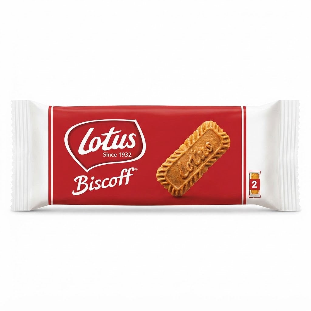 Lotus Biscoff – Confezione da 20 Pacchetti x 2 Biscotti
