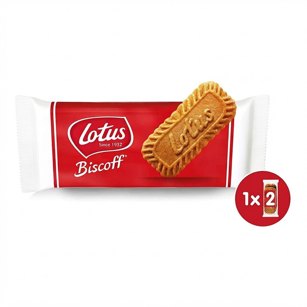 Lotus Biscoff – Confezione da 20 Pacchetti x 2 Biscotti