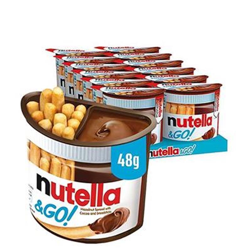 Nutella &GO! Crema alle Nocciole e Cacao con Grissini – 12 Pezzi
